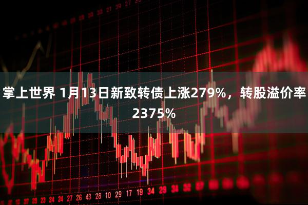 掌上世界 1月13日新致转债上涨279%，转股溢价率2375%