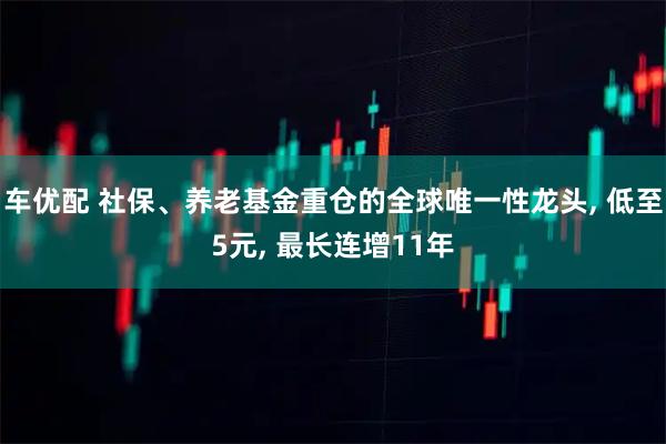 车优配 社保、养老基金重仓的全球唯一性龙头, 低至5元, 最长连增11年